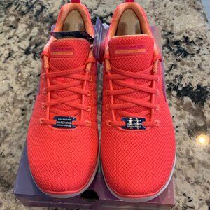 Skechers Flex Appeal Neon Pink Elegant Ways NWT Size 10